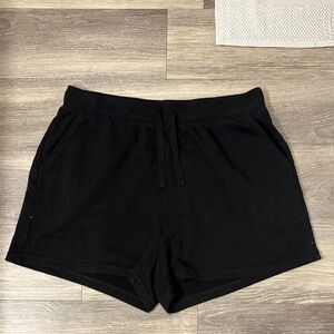 🌸3/$15🌸 Old Navy Black Fleece Shorts—Sizs Large
